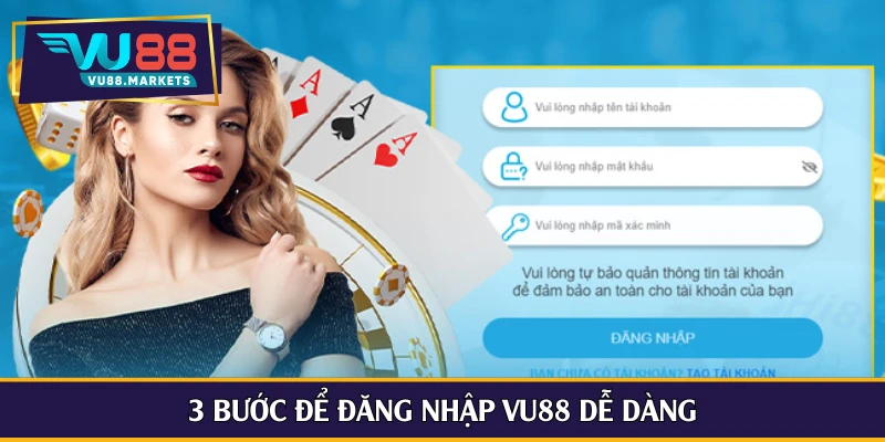 3 bước để đăng nhập Vu88 dễ dàng